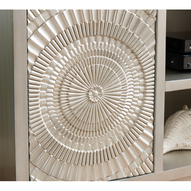 Sienna Wide TV Unit Champagne Silver