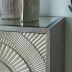 Sienna 4 Door Sideboard  Champagne Silver