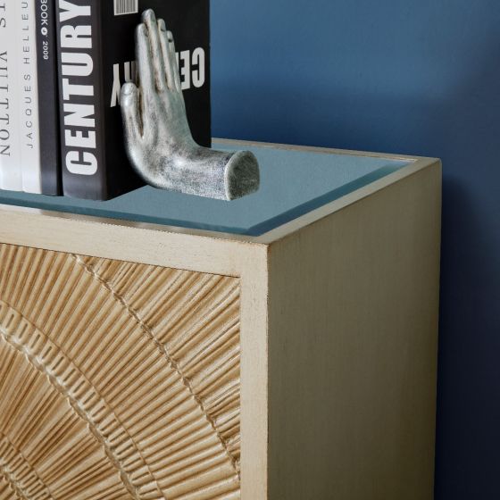 Sienna 4 Door Sideboard Gold