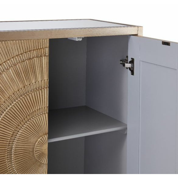 Sienna 4 Door Sideboard Gold