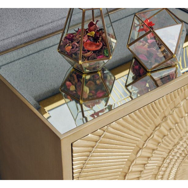 Sienna 2 Door Sideboard Gold