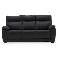 Lucca Italian Leather / Match Range Fixed Black