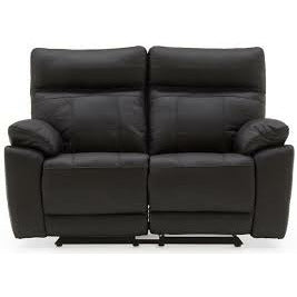 Lucca Italian Leather / Match Range Recliner Black