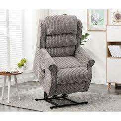 Wilson lift & tilt Dual Motor Armchair - Latte Fabric