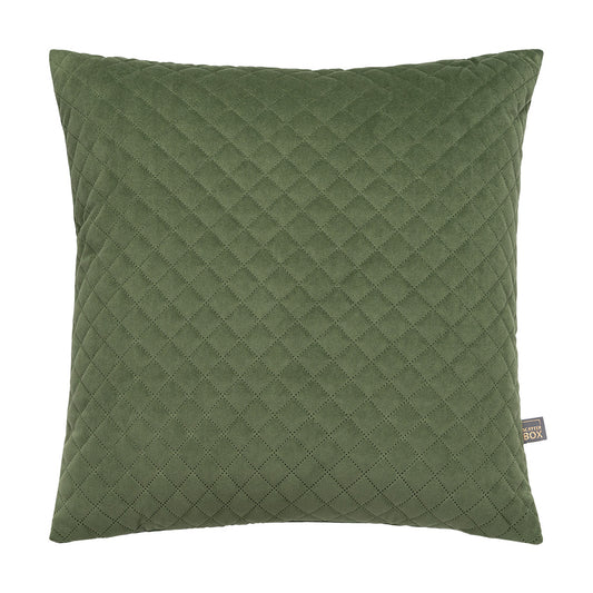 Scatter Box Erin Diamond 50x50cm Cushion, Earth Green