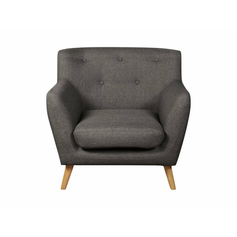 Eton Sofa Range  Grey  Fabric