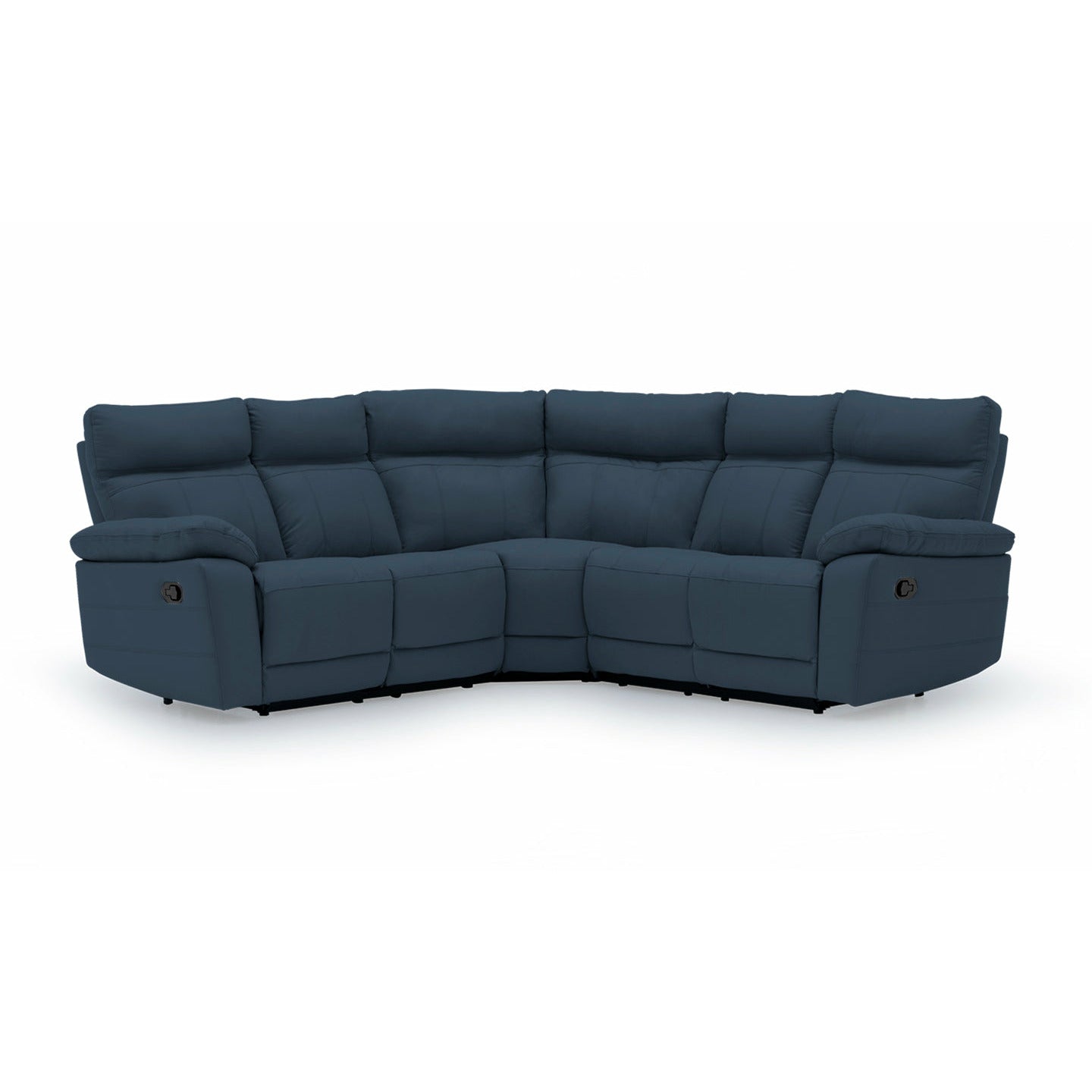 Lucca Leather/Match Corner Recliner - Indigo