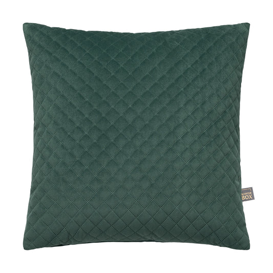 Scatter Box Erin Diamond 50x50cm Cushion, Ivy Green