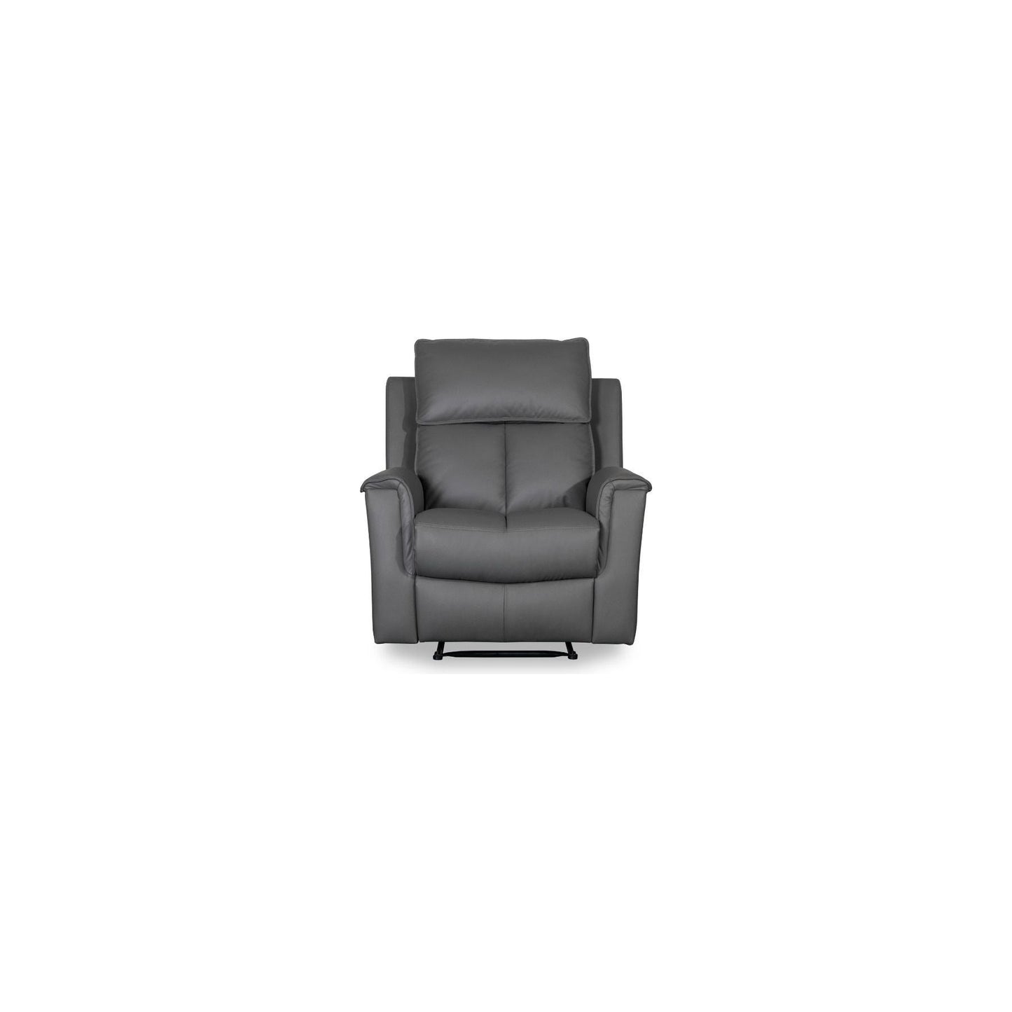 Jaxon 1 Seater- Dark Grey Leather - Recliner