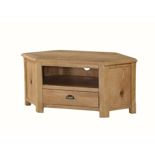 Clonmel Oak Corner TV Unit