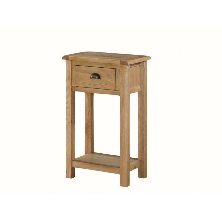 Clonmel Oak 1 Drawer Console Table