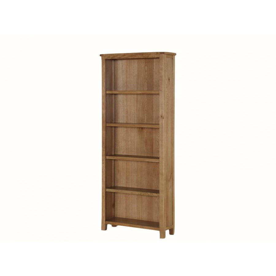 Clonmel Oak Tall Wide Bookcase