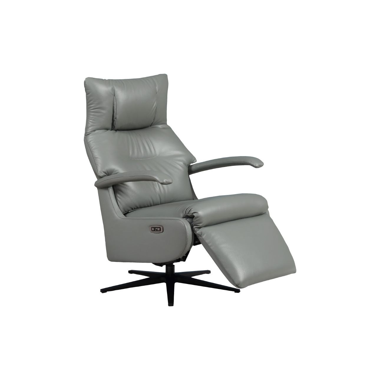 Maisy Electric Recliner Accent Chair - Steel