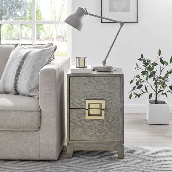 Charleston 2 Drawer End Table