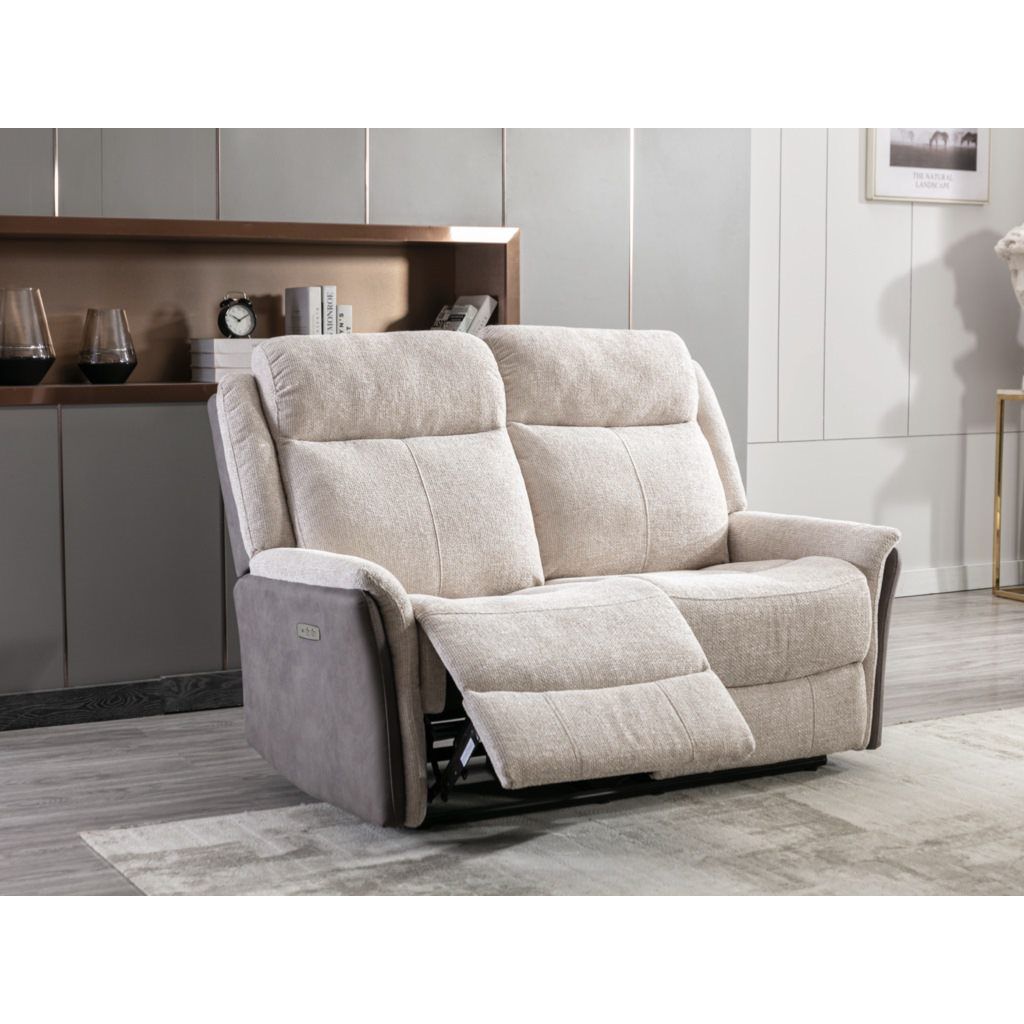 Nala  Electric Recliner Sofa Range -  Fusion Beige fabric