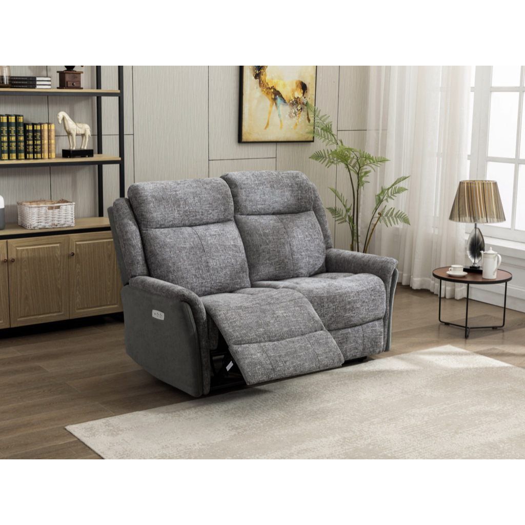 Nala  Electric Recliner Sofa Range -  Fusion Grey fabric