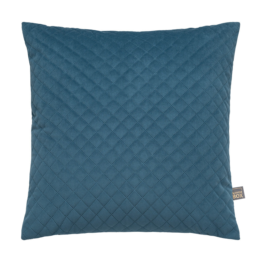 Scatter Box Erin Diamond 50x50cm Cushion, Orion Blue
