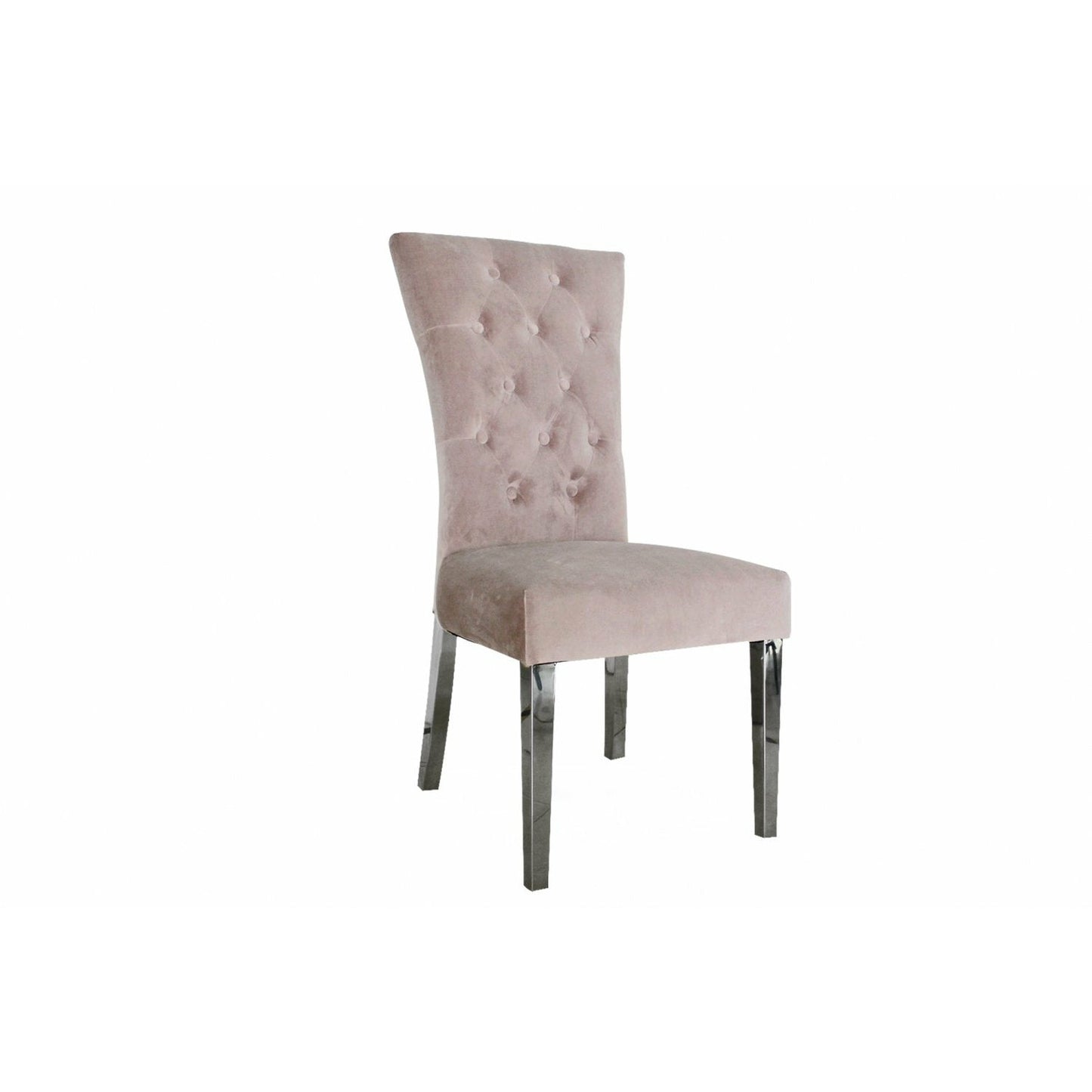 Pembroke Chair Chrome Legs Taupe