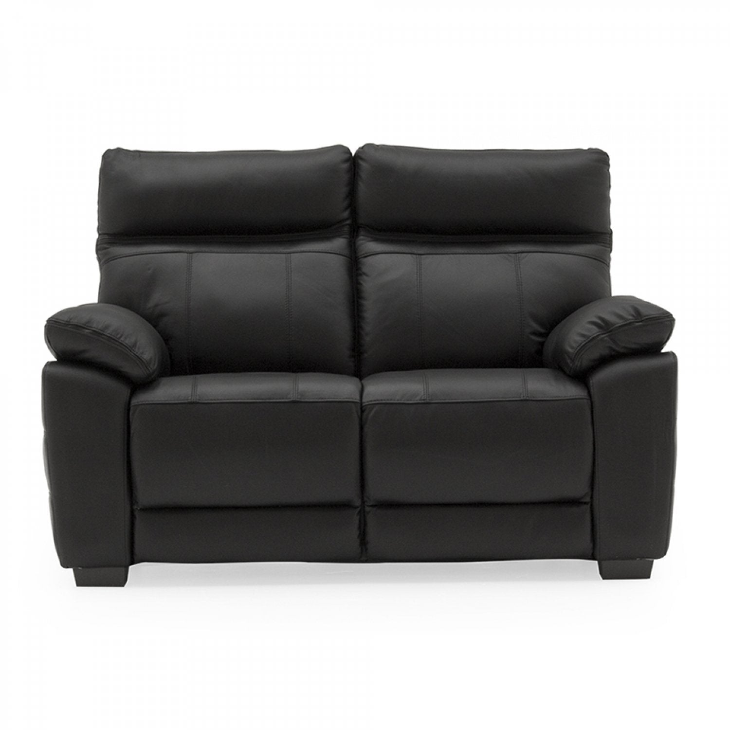 Lucca 2 Seater Black Fixed