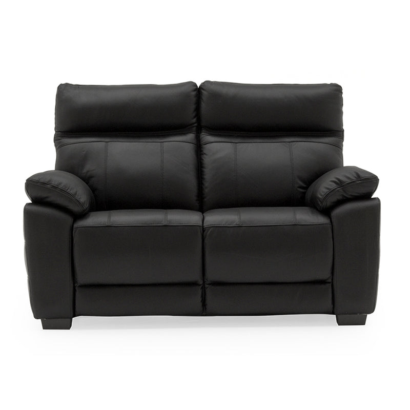 Lucca Italian Leather / Match Range Fixed Black