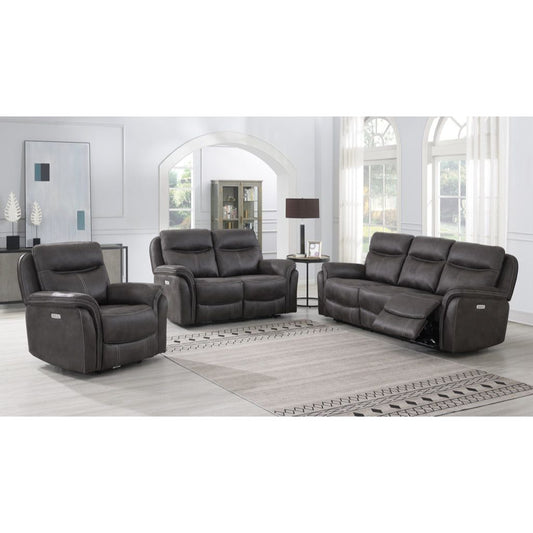 Remus Electric Recliner Sofa Range - Graphite Grey