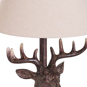 STAG HEAD LAMP