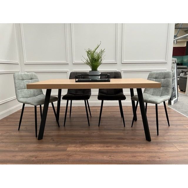 Freddy  Dining Table 1.6m Set  - Oak