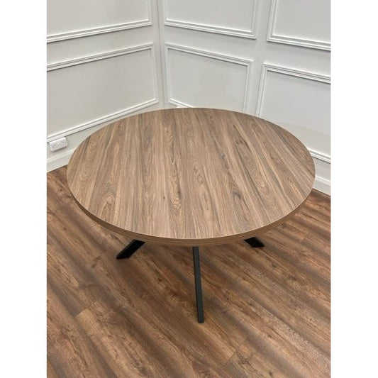 Freddy Round Dining Table - Walnut