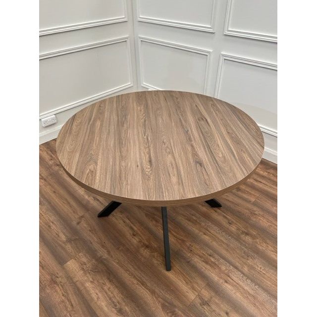 Freddy Round Dining Table Set  - Walnut