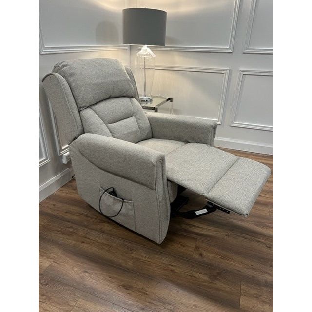 Sandy lift & tilt Dual Motor Armchair - Taupe Fabric