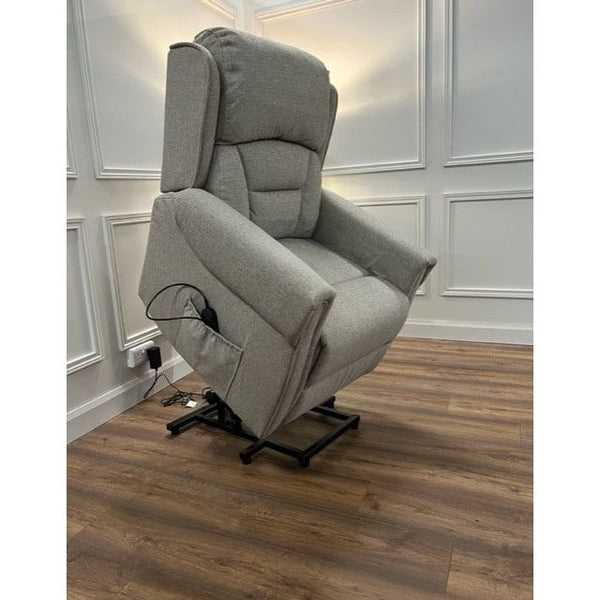 Sandy lift & tilt Dual Motor Armchair - Taupe Fabric