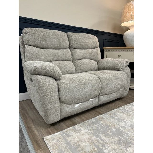 Lenny Electric Sofa Range  - Stone Chanel Fabric