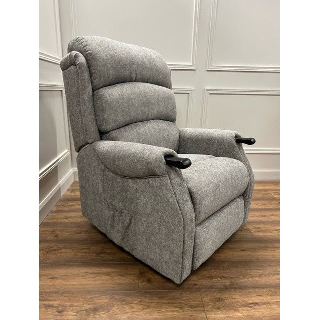 Harry lift & tilt Dual Motor Armchair - Grey  Fabric