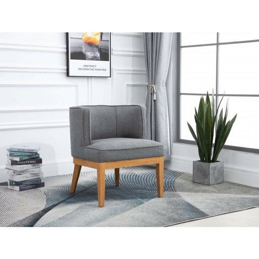 Lucile Chair Herringbone Grey