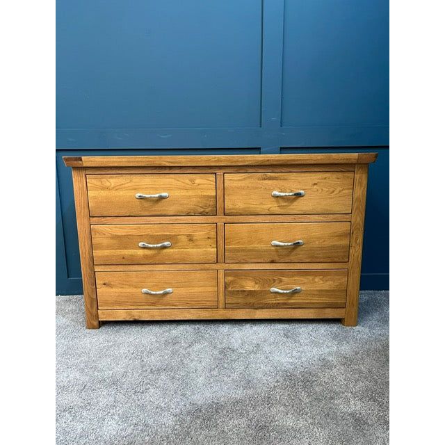 Manhattan Oak Chest of Drawers (6 Drawer)