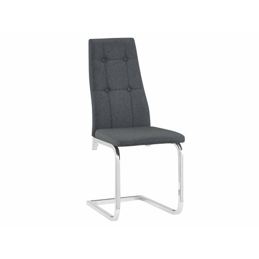 Novak Dining Chair Grey fabric