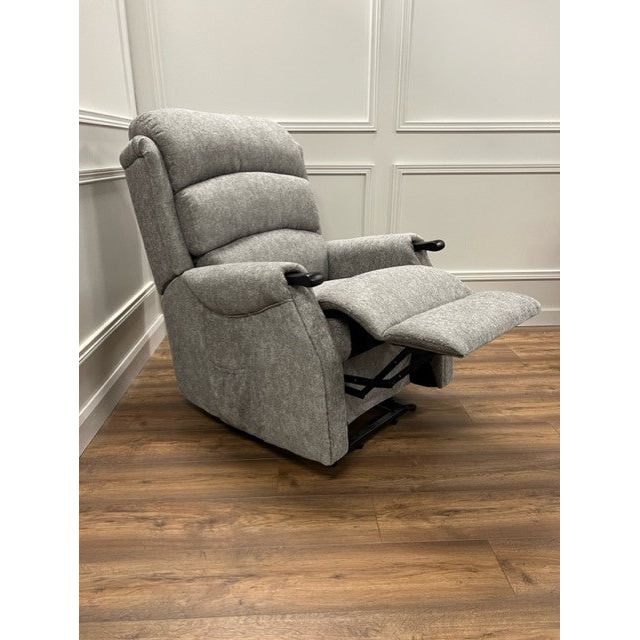 Harry lift & tilt Dual Motor Armchair - Grey  Fabric
