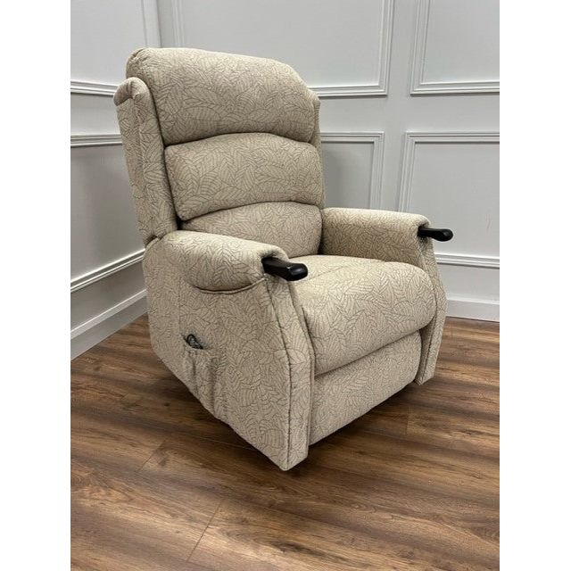 Harry lift & tilt Dual Motor Armchair - Beige  Fabric