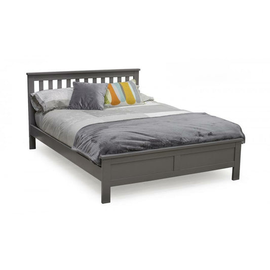 Salix Double Bed Frame Grey