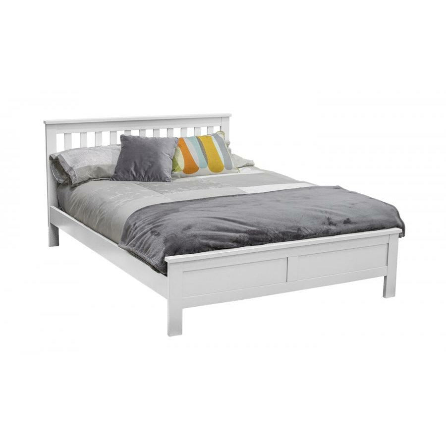 Salix Double Bed Frame White