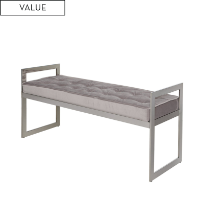 ZENRITH STEEL BENCH - GREY