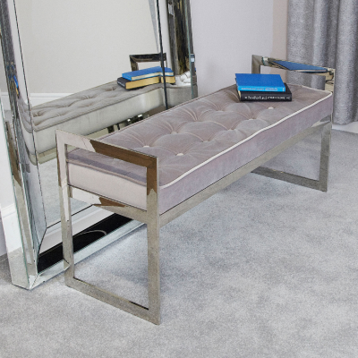 ZENRITH STEEL BENCH - GREY